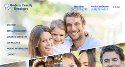 Desktop Screenshot of modernfamilydentistry.net