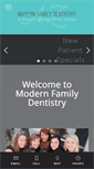 Mobile Screenshot of modernfamilydentistry.com